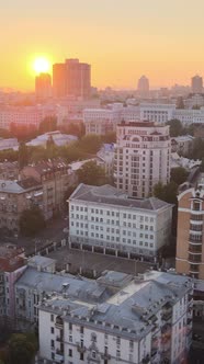 Ukraine Kyiv in the Morning at Sunrise