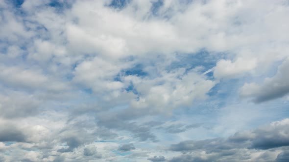 Qualitative  Time Lapse of Beautiful, Motion of Clouds. No Flicker, No Birds.