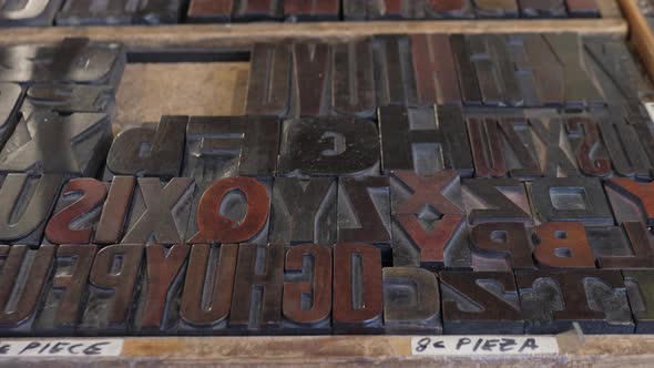 Metal Letterpress Types on Market