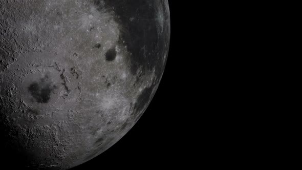 Rotation Moon On A Dark Backround alt