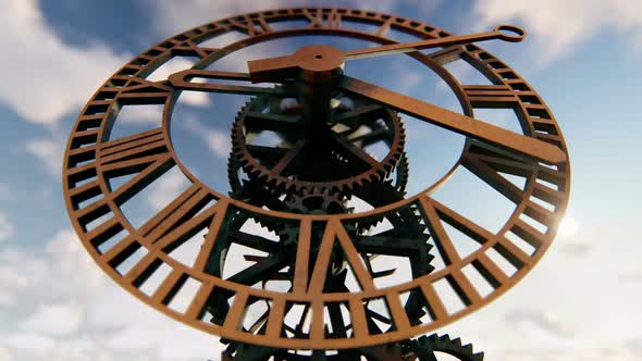 Clock and Sky