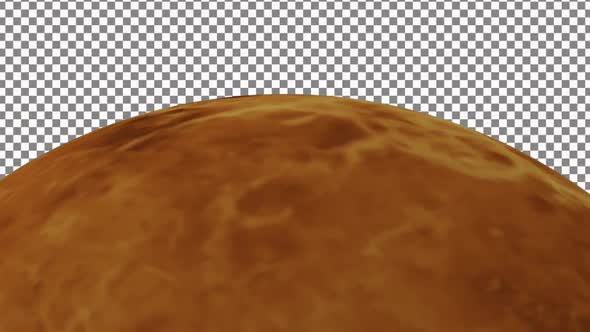 Venus Planet With Alpha alt