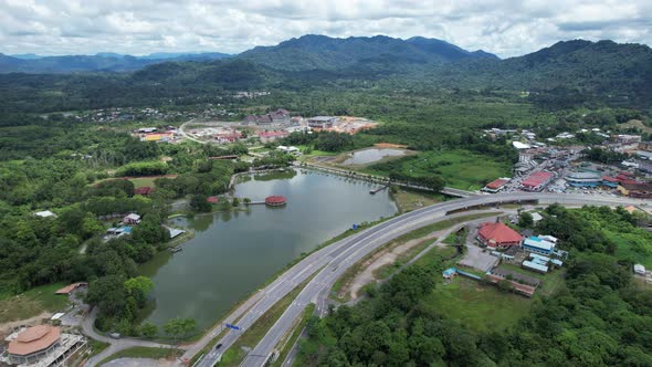 The Towns of Sarawak, Borneo, Malaysia