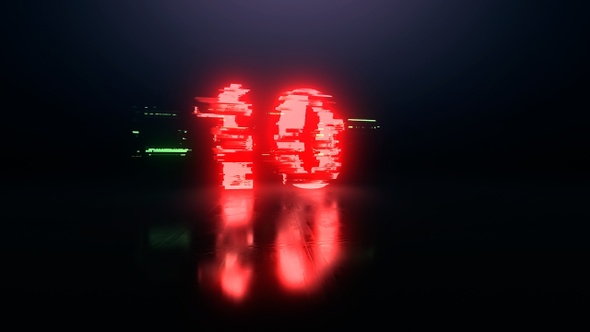 Glitch Countdown alt
