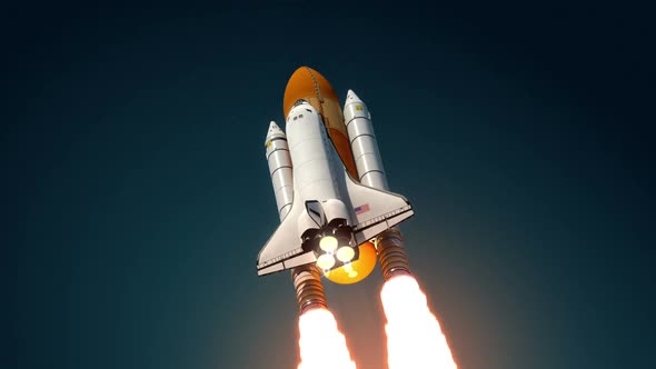 Space Shuttle Take Off alt