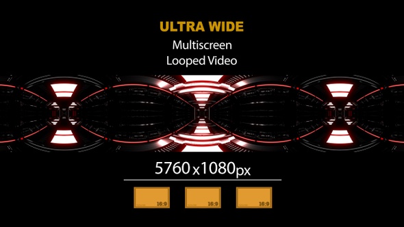 Ultra Wide HD Sci Fi Tunnel 02