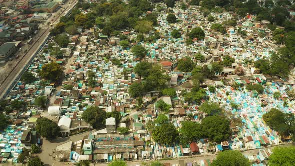 Manila North Cemetery Aerial View