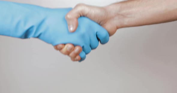 Handshake Between Doctor and Patient