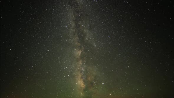 8K Milky Way Stars In The Night Sky