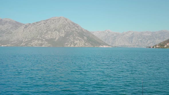 Great View of the Beautiful Sea the Bay on a Warm Summer Day