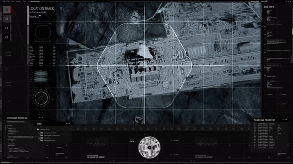Futuristic military network scanner has identified the location of the factory alt