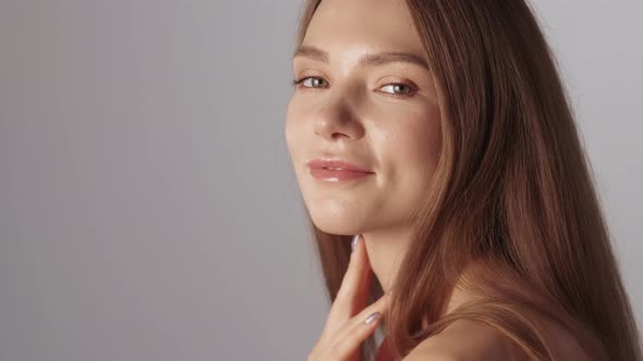 Female Skincare Facial Treatment Woman Face Skin
