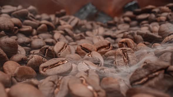 Close Up of Seeds of Coffee
