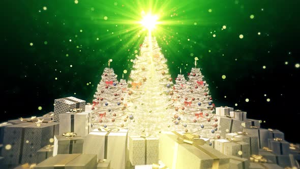 Christmas Tree Gift Box For Gatsby Style 02 4K alt