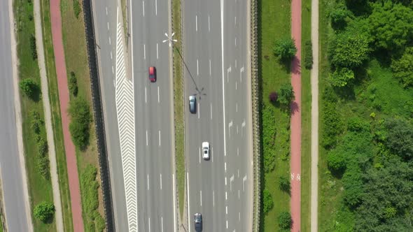 Heavy traffic on highway ,fast cars traveling on the highway ,abstract speed transportation backgrou