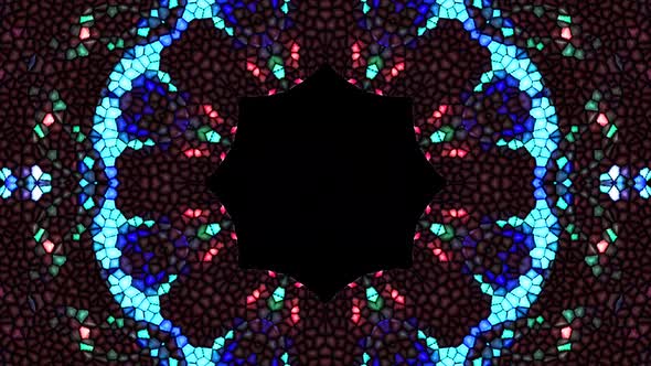 background Bright abstract light streaks set in full color kaleidoscope alt