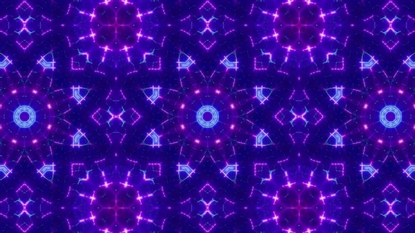 Vj Purple Kaleidoscope Light Loop 4K 09