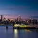 Day to Night Timelapse Sunset Over East River Midtown Manhattan Skyline and North 5th Street Pier at - VideoHive Item for Sale