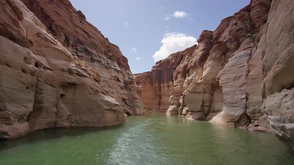 Lake Powell and cliffs