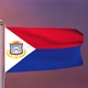 Sint Maarten Flag 4k - VideoHive Item for Sale