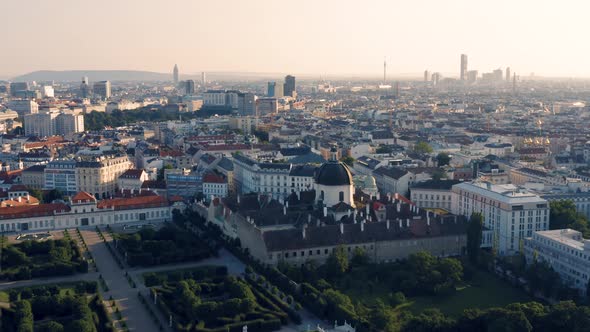 City Center of Vienna in the Early Morning