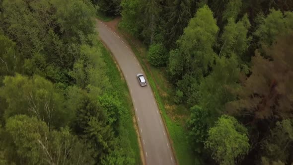 Drone Follows Car