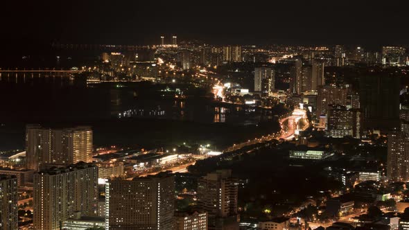 Nightscape at Lebuhraya Tun Dr Lim Chong Eu