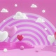 Lovely happy valentines day background with heart - VideoHive Item for Sale