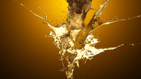 Liquid Gold Explosion