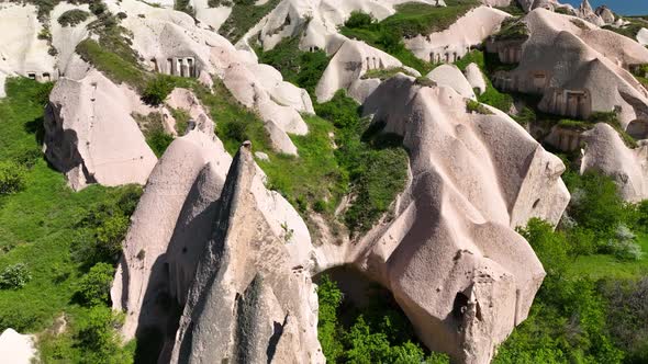 Cappadocia aerial view 4 K Awesome Background