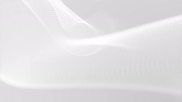 4K Abstract White slicing wavy background. Minimalism concept motion graphic footage - loop - white