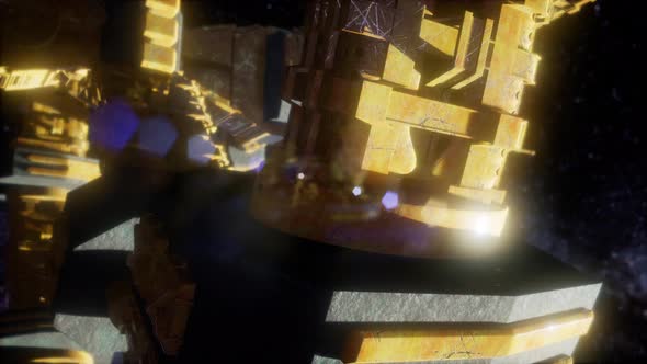 Spaceship Travelling Through the Universe alt