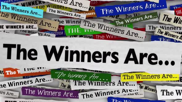 The Winners Are Awards Ceremony Announcement News Headlines 3d Animation