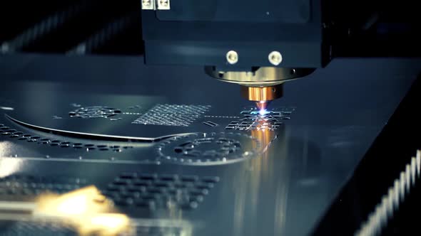 CNC Laser Cutting of Metal, Modern Industrial Technology
