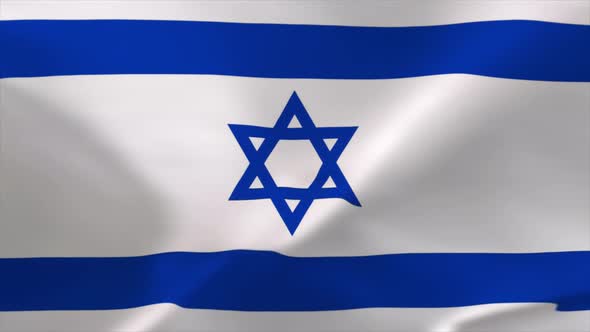 Israel Waving Flag Animation 4K Moving Wallpaper Background