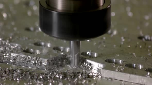 Cnc Milling Machine Working.