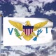 United States Virgin Islands Flag Waving 4k - VideoHive Item for Sale