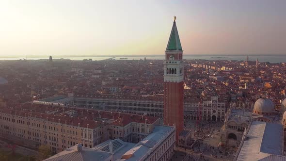 Drone Video - Aerial View of Venice Italy