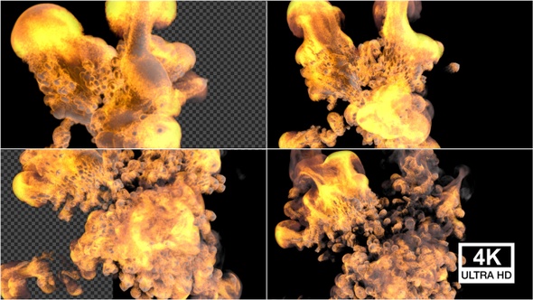 Fire Explosion 4K V4