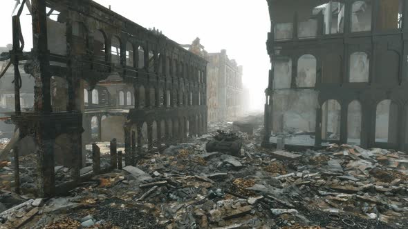 City Destroyed by War