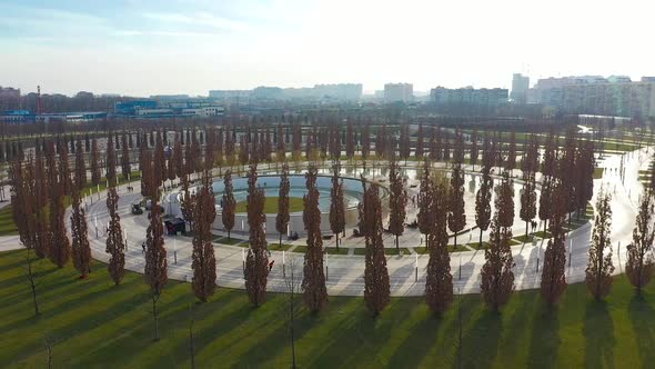 Krasnodar Park Architecture From the Air