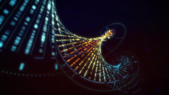 Microscopic Analysis Of DNA Helix For Human Evolution Scientific Research alt
