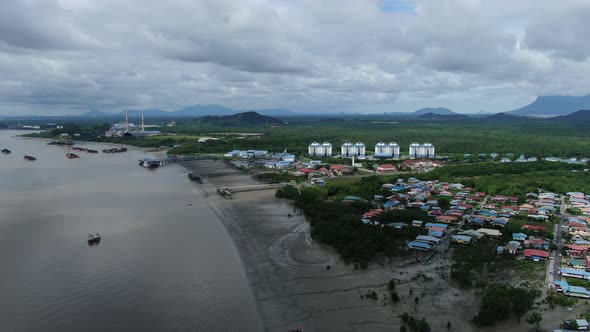 The Beaches at the most southern part of Borneo Island