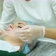 Cosmetologist Treats a Woman's Lips Before Surgery and Procedure - VideoHive Item for Sale