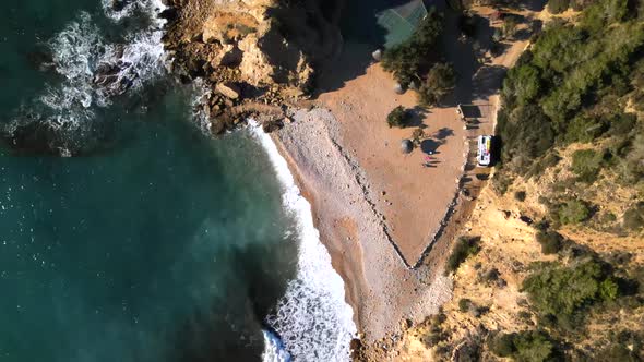 Es Torrent beach in Ibiza, Spain