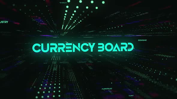 Sci Fi Digital Economics Word Currency Board
