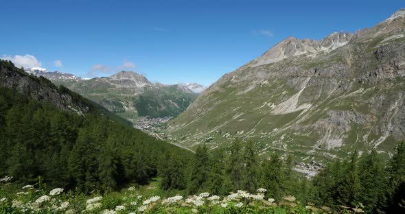 Climbing to the Iseran Pass, Savoie department, France