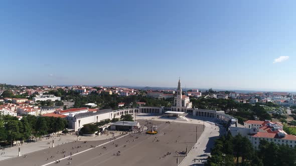 Sanctuary of Fatima. Portugal 4k