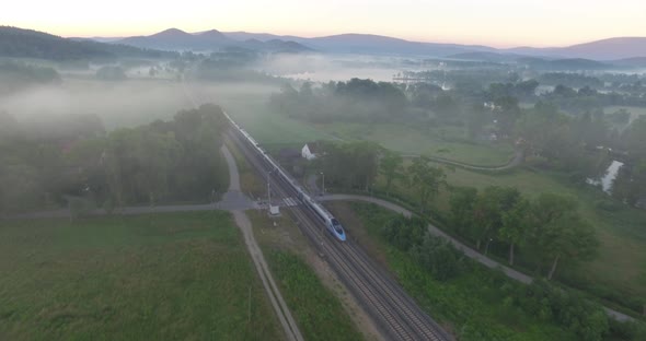 Aerial Over Train 5