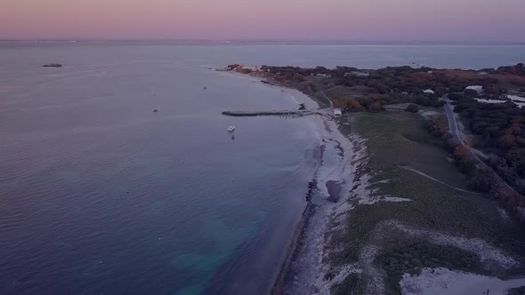 Rottnest Island Drone Sunset